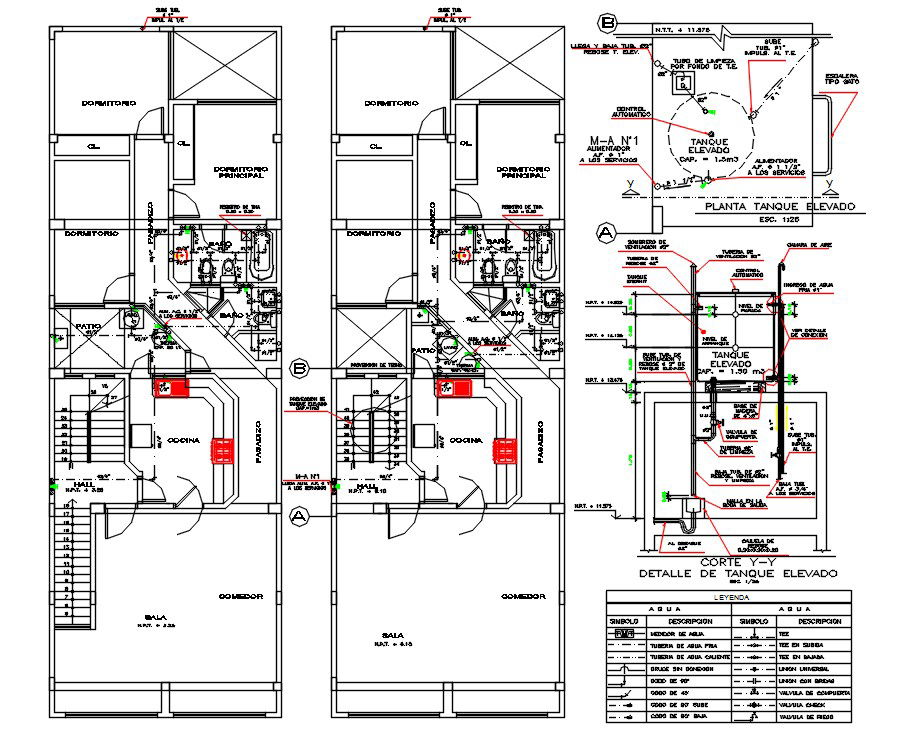 Sanitary Ware Installation House Layout Plan Drawing DWG File