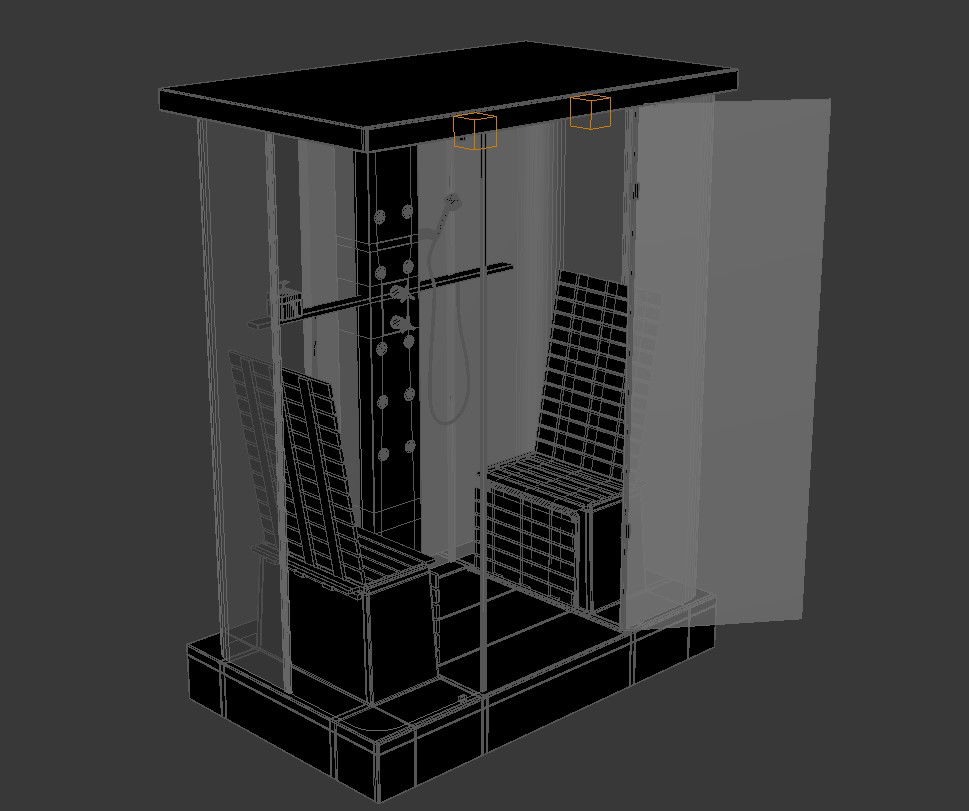 Sauna Steam Bath With Rendered In 3D MAX File Free Download