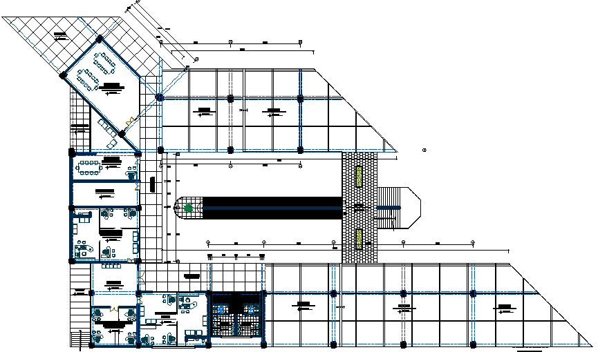 School Architecture Design and Structure Details dwg file