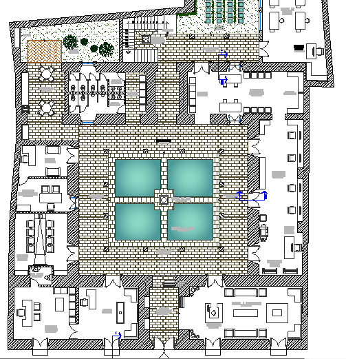 School Architecture Design and Structure Details dwg file
