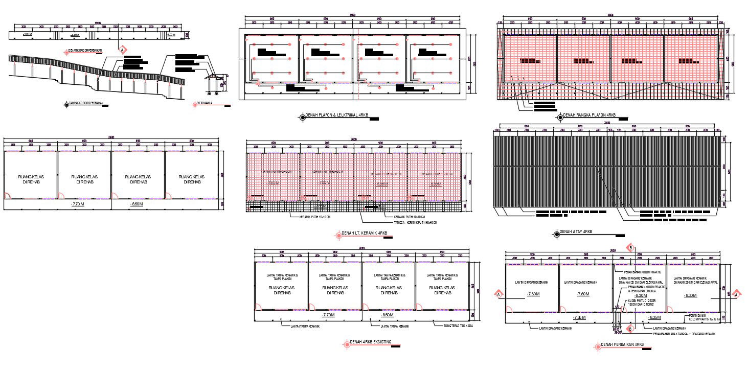 School Building Project CAD Drawing
