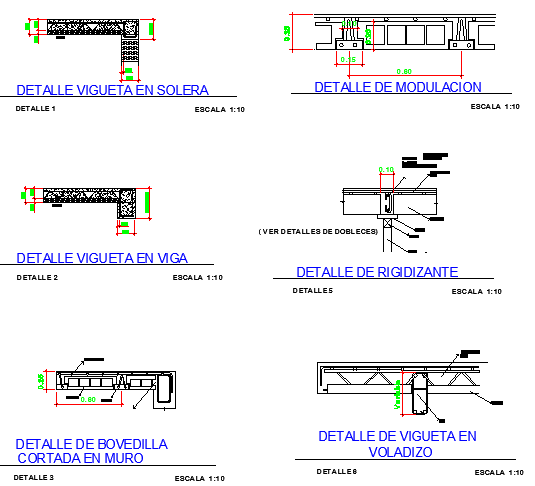School Construction and Elevation Details dwg file