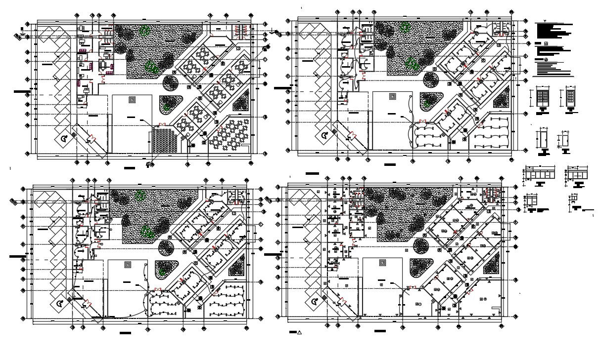 Complete School Building Design Project in DWG Format
