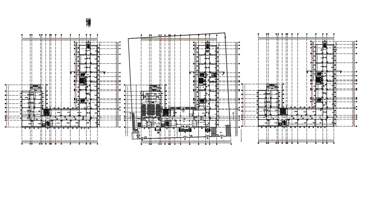 School Building Floor Plan AutoCAD Drawing DWG File