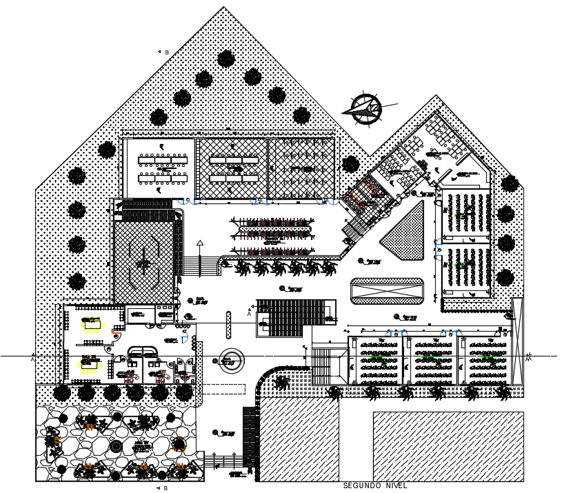 School Layout Plan AutoCAD Drawing Download DWG File