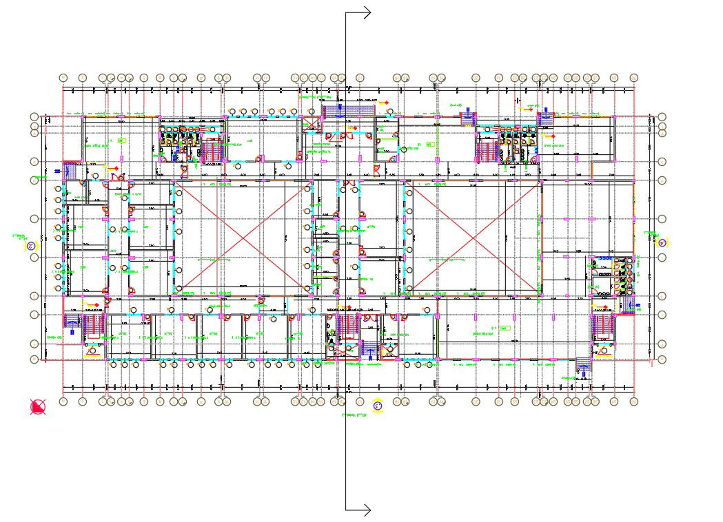 School Layout Plan Drawing DWG File