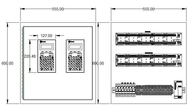 Scientific calculator architecture project dwg file