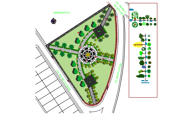 Section 1-1 and section section 2-2 plan detail dwg file