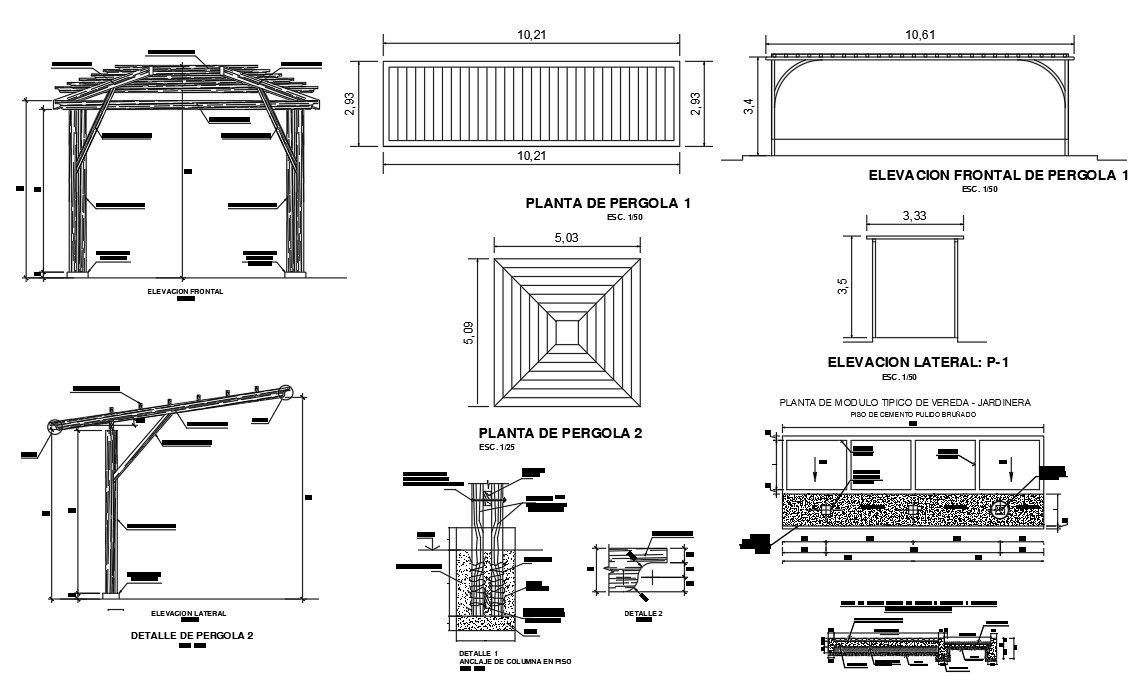 Section Detail In AutoCAD File