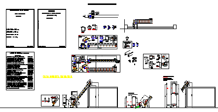 Section design drawing of elevator conveyor design drawing