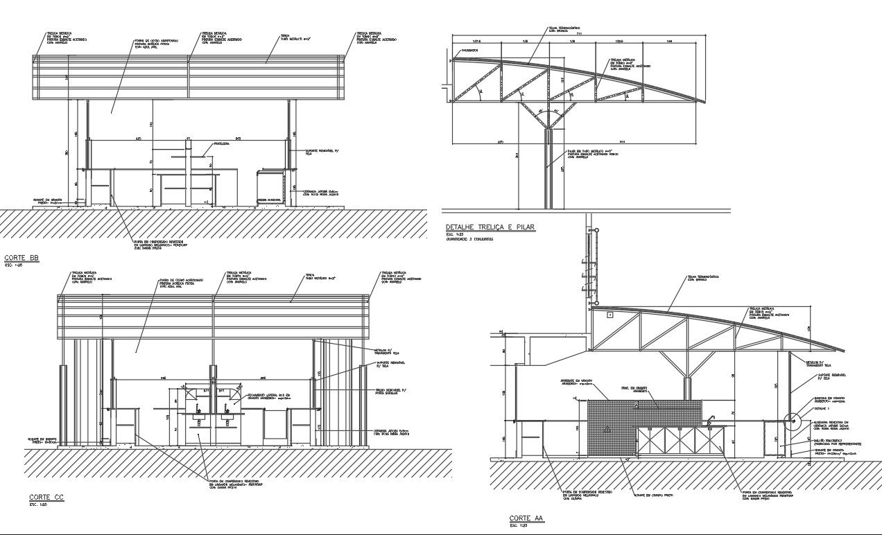 Section detail dwg file