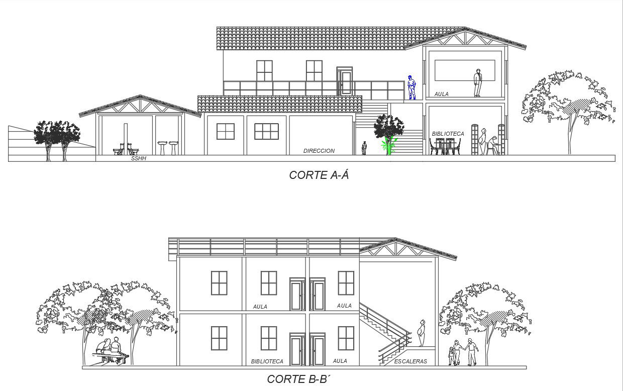 Section detail dwg file