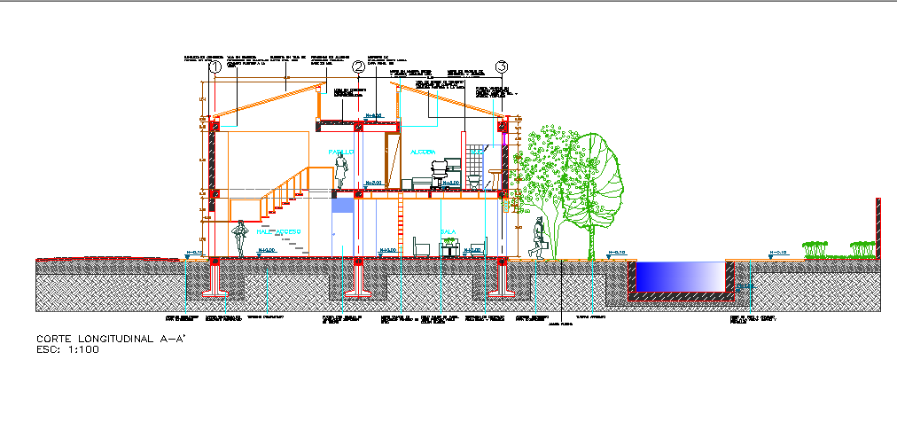 Section detail dwg file