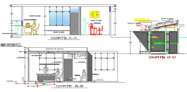 Section detail dwg file