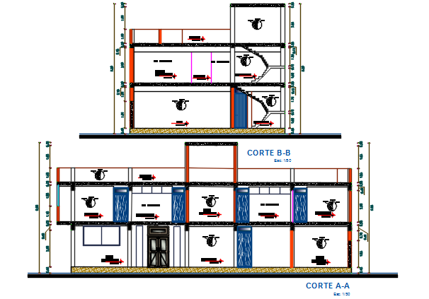 Section detail dwg file