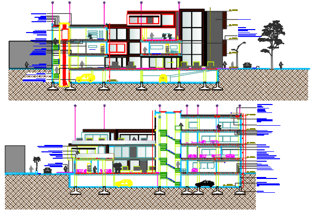 Section detail dwg file