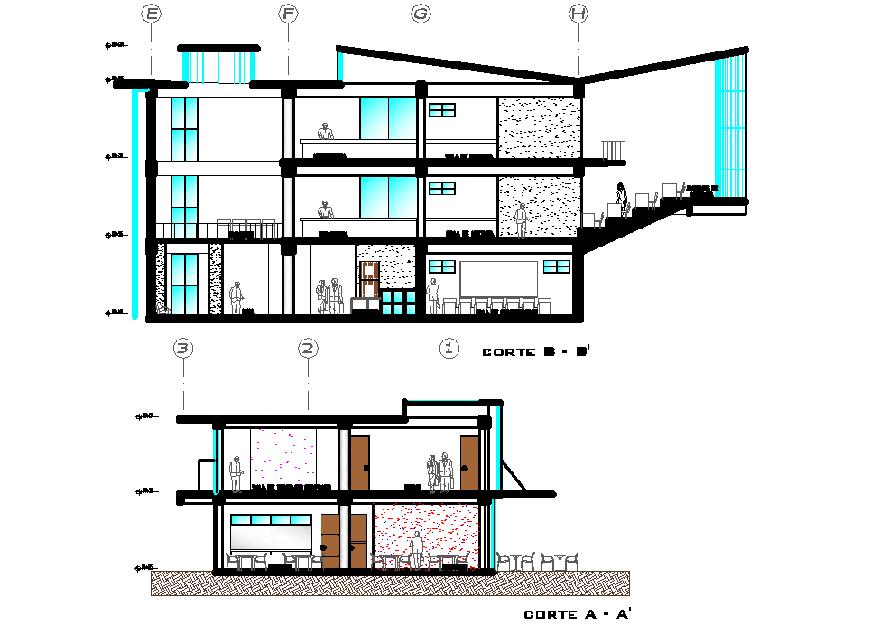 Section detail dwg file