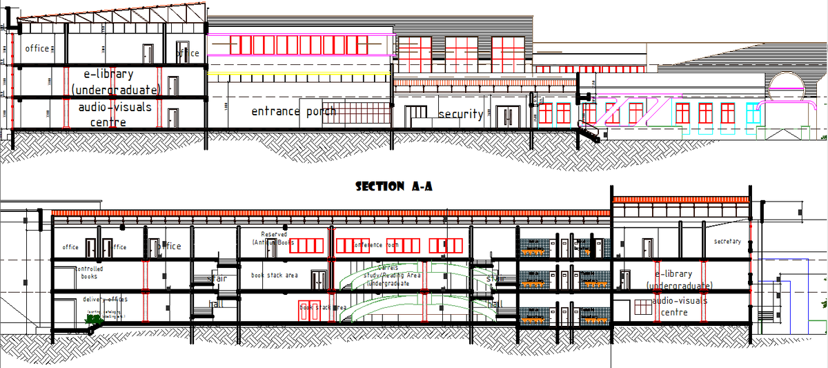 Section detail dwg file
