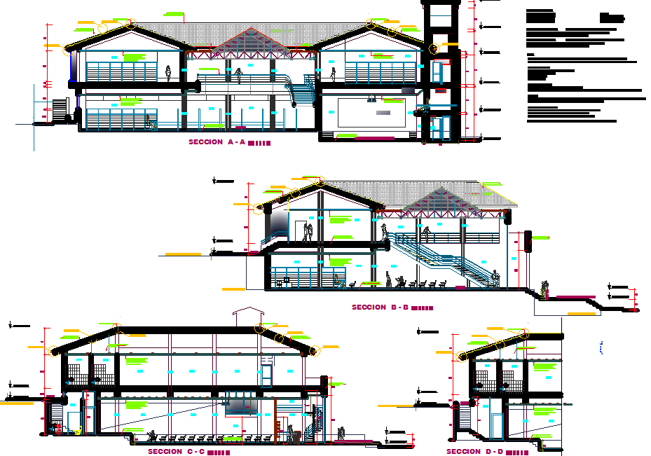 Section detail dwg file