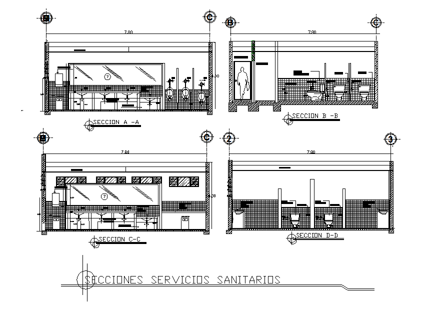 Section detail dwg file