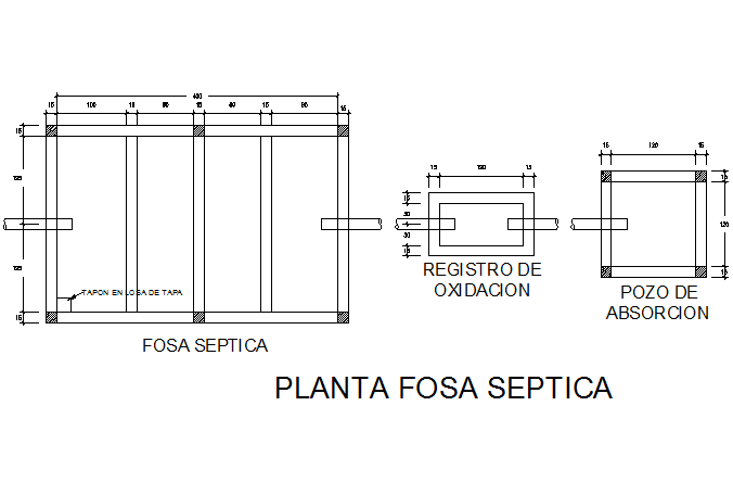 Section house detail dwg file