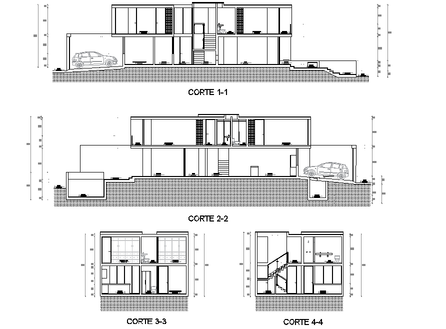 Section house plan layout file