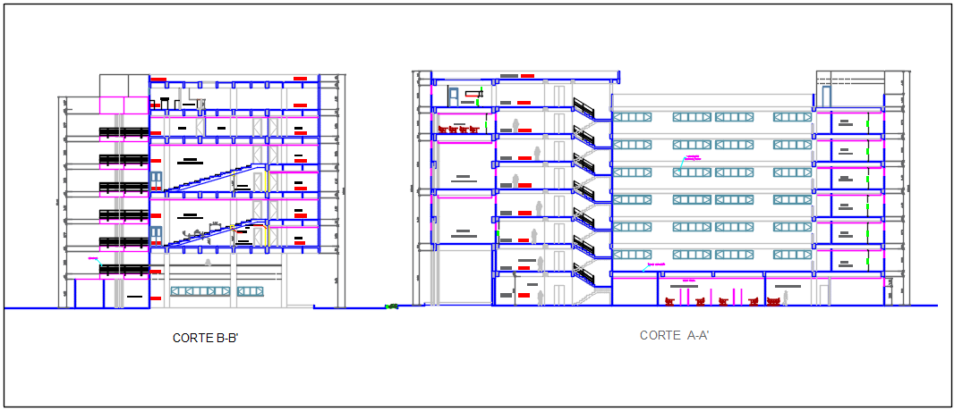 Section plan detail dwg file
