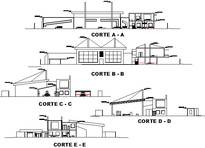 Section printing plan detail dwg file