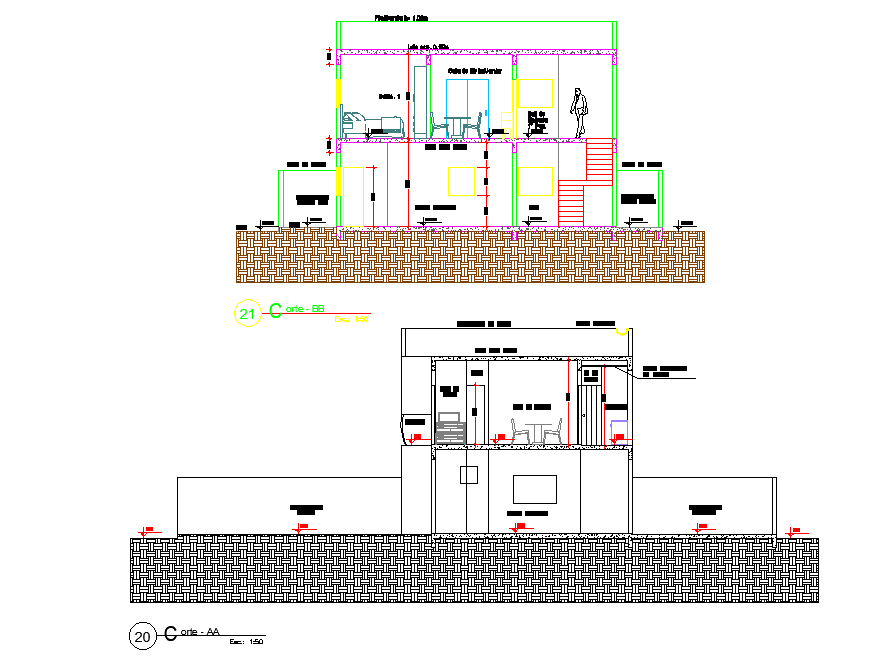 Section room house models for social interest plan layout file