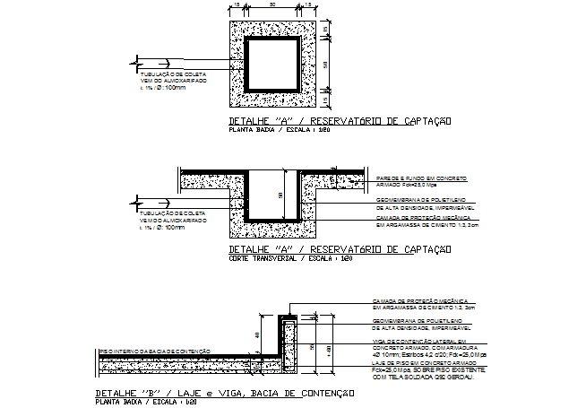 Section tank plan detail dwg file