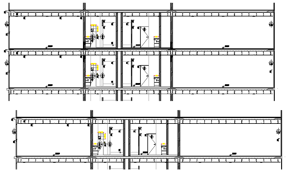 Section toilet detail dwg file