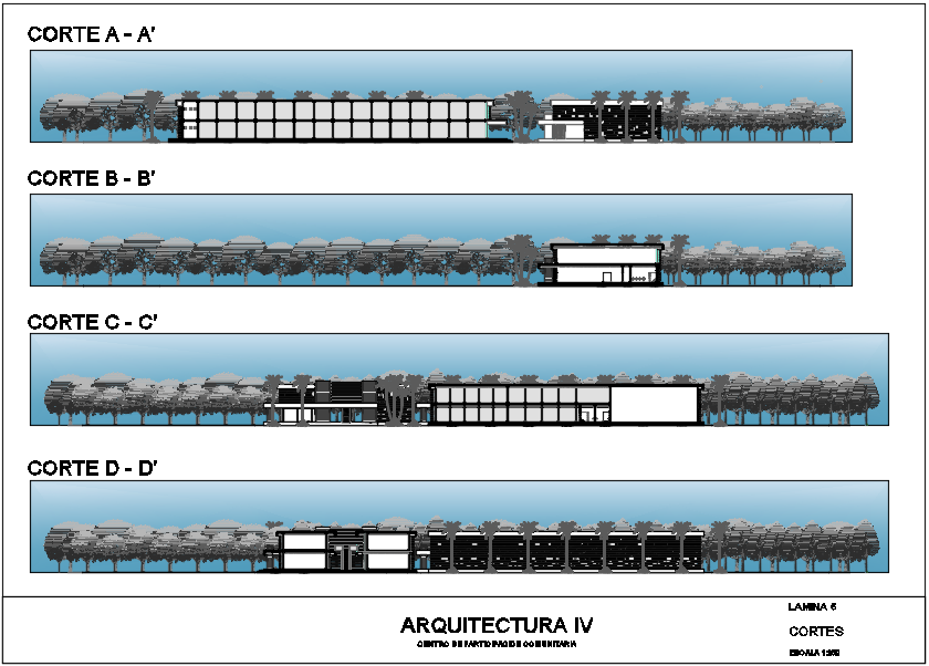 Section working plan detail dwg file