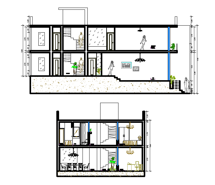 Section Drawing Of House Layout
