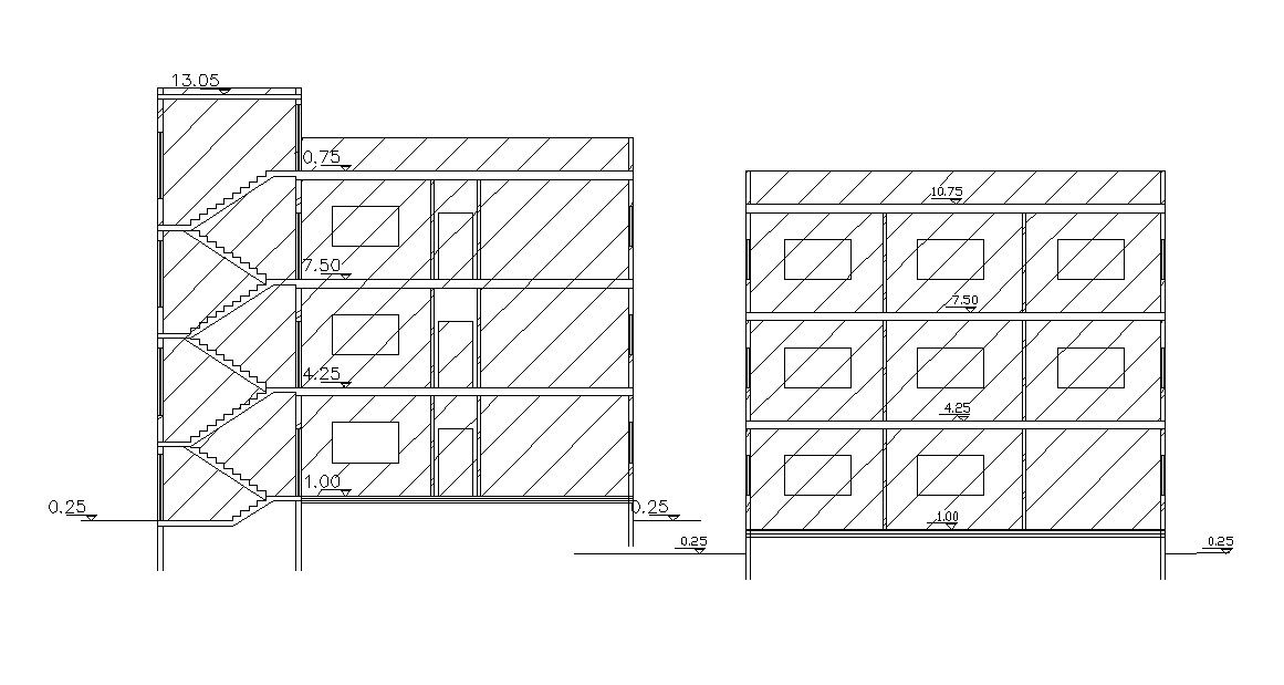 Section Layout AutoCAD Drawing Download 
