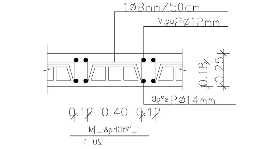 Section Of steel AutoCAD DWG File Download