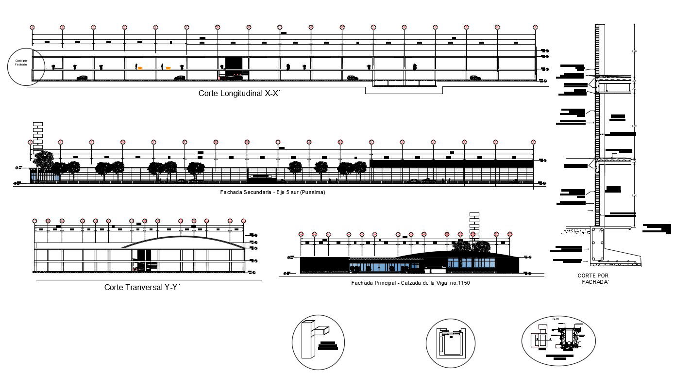 Sectional Elevation of a Building