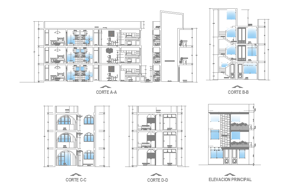 Section detail drawing presented in this AutoCAD file. Download the AutoCAD file.
