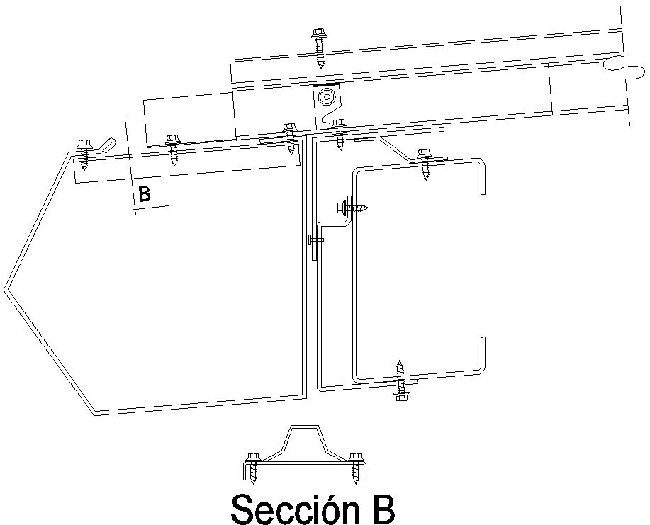 Section details of the canopy AutoCAD DWG Drawing File,Download the AutoCAD DWG file.
