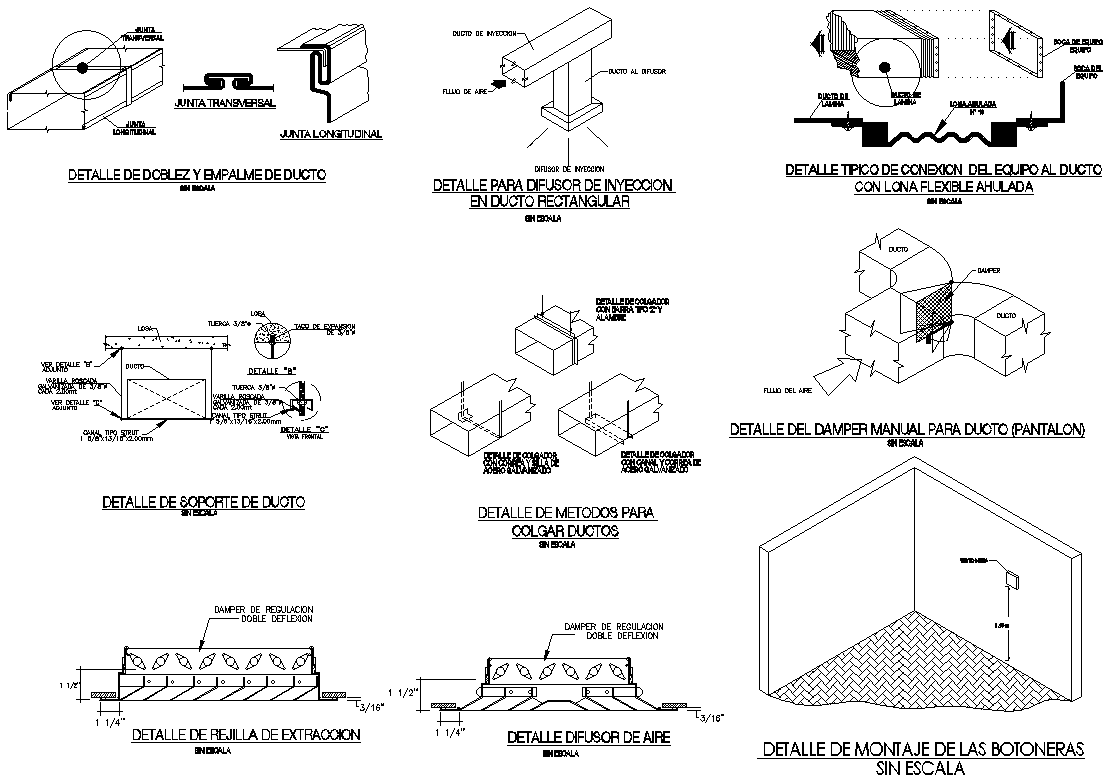 Section of Distribution equipment parts DWG AutoCAD file