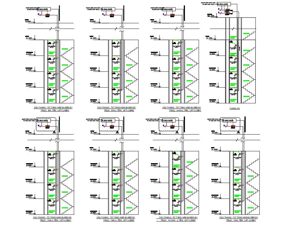 Section of the smoke exhaust commercial building is given in the Autcad 2D drawing model. Download the Autocad DWG file.