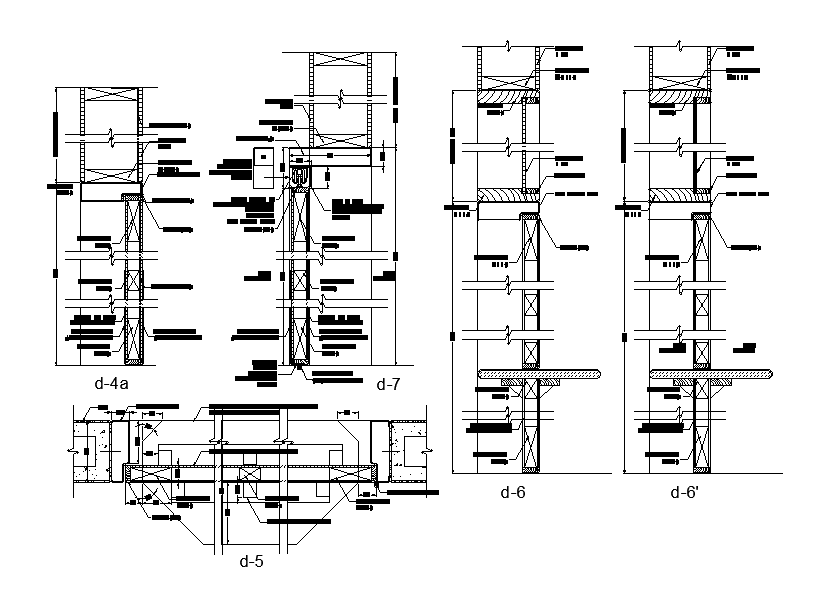 Section view of the doors is given in this Autocad drawing file.Download the Autocad file.