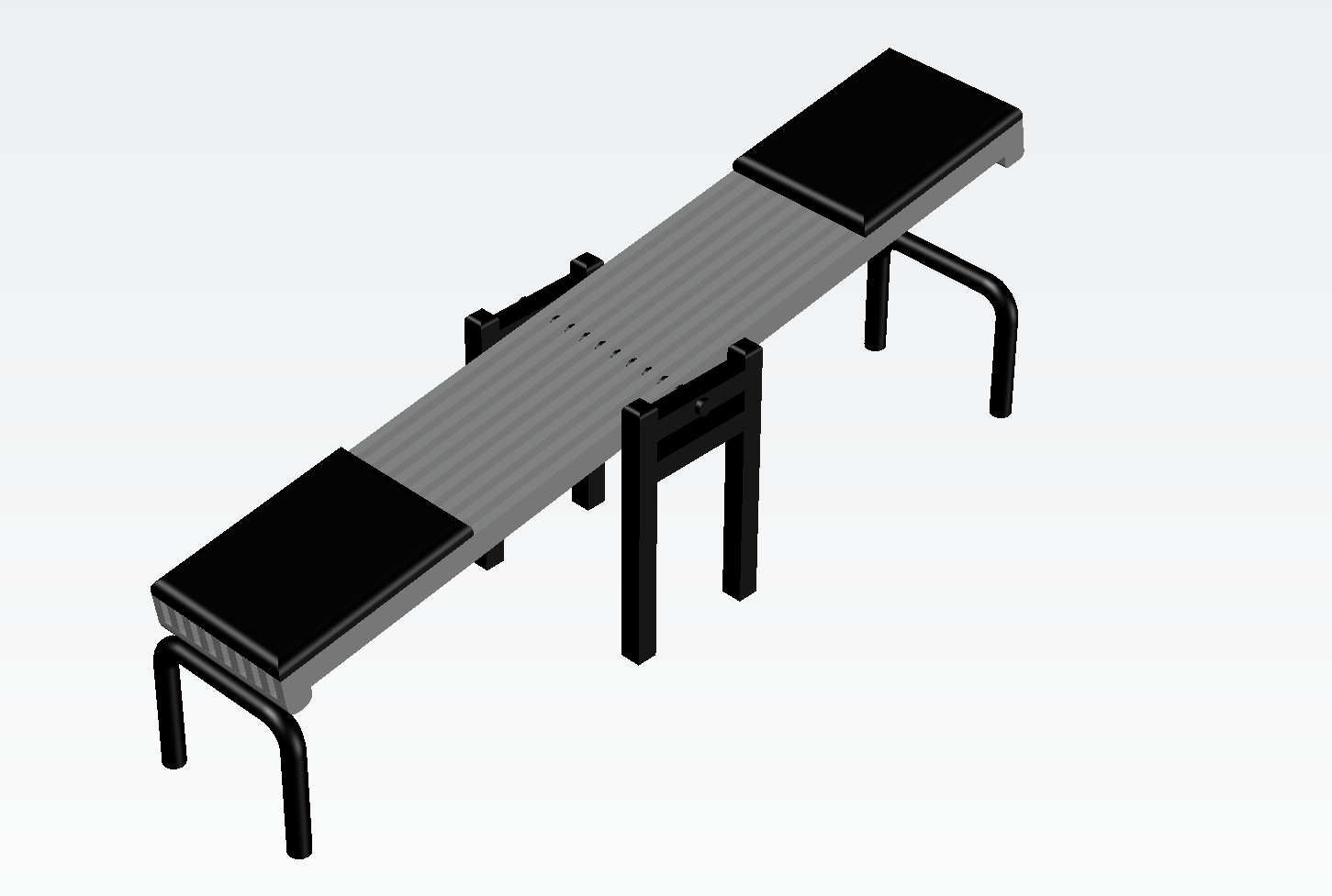 Seesaw plan detail dwg file.