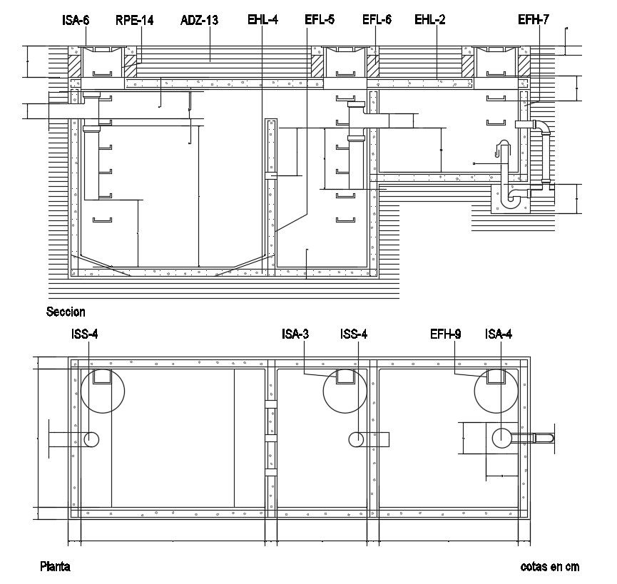 Septic Tank Design CAD File download