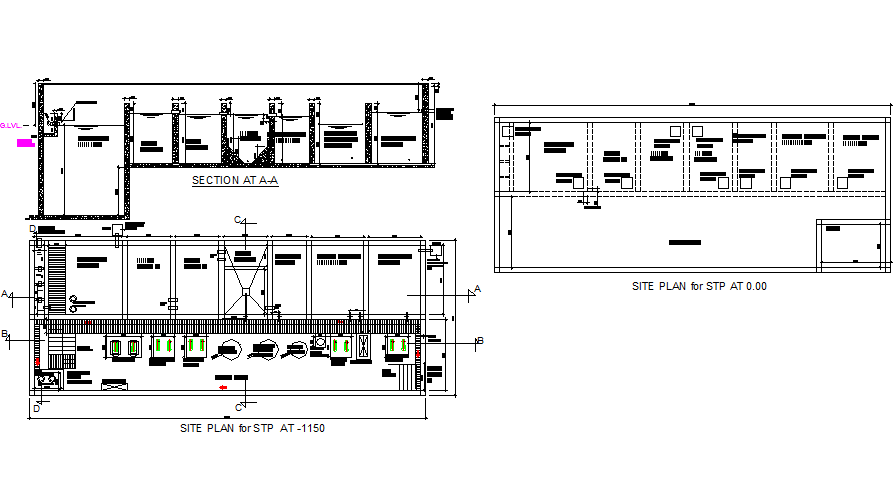 Sewage Treatment CAD Drawing File with Design and Construction Details