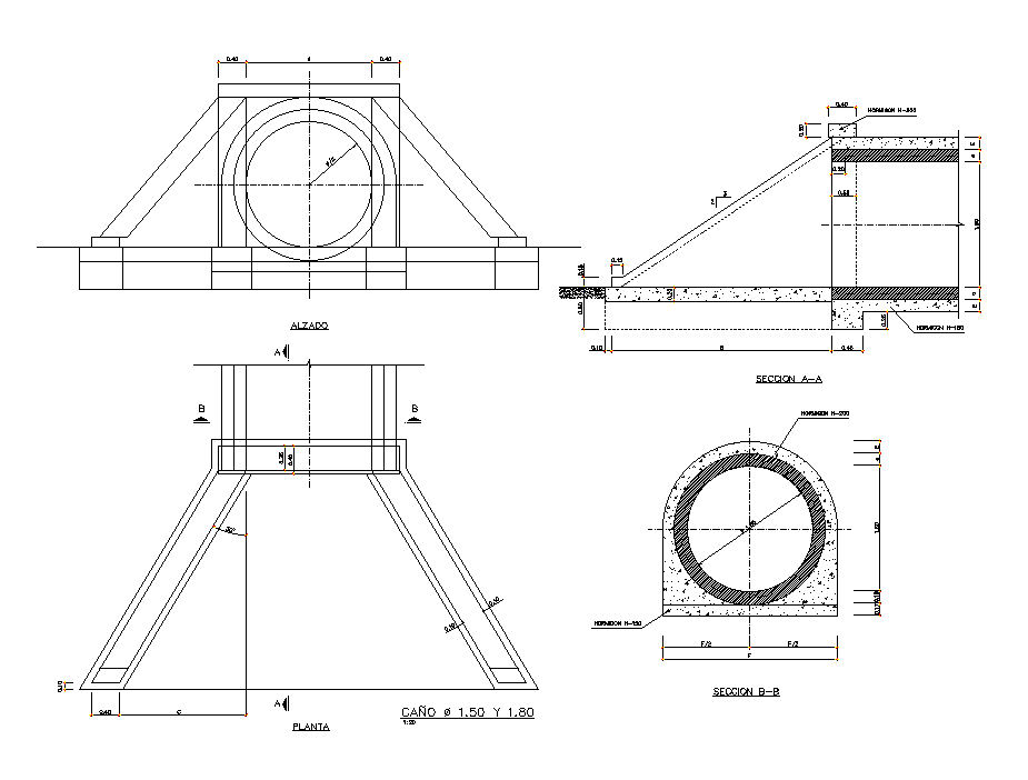 Shaft assembling details of the mechanical parts are given in this Autocad drawing file.  Download now.
