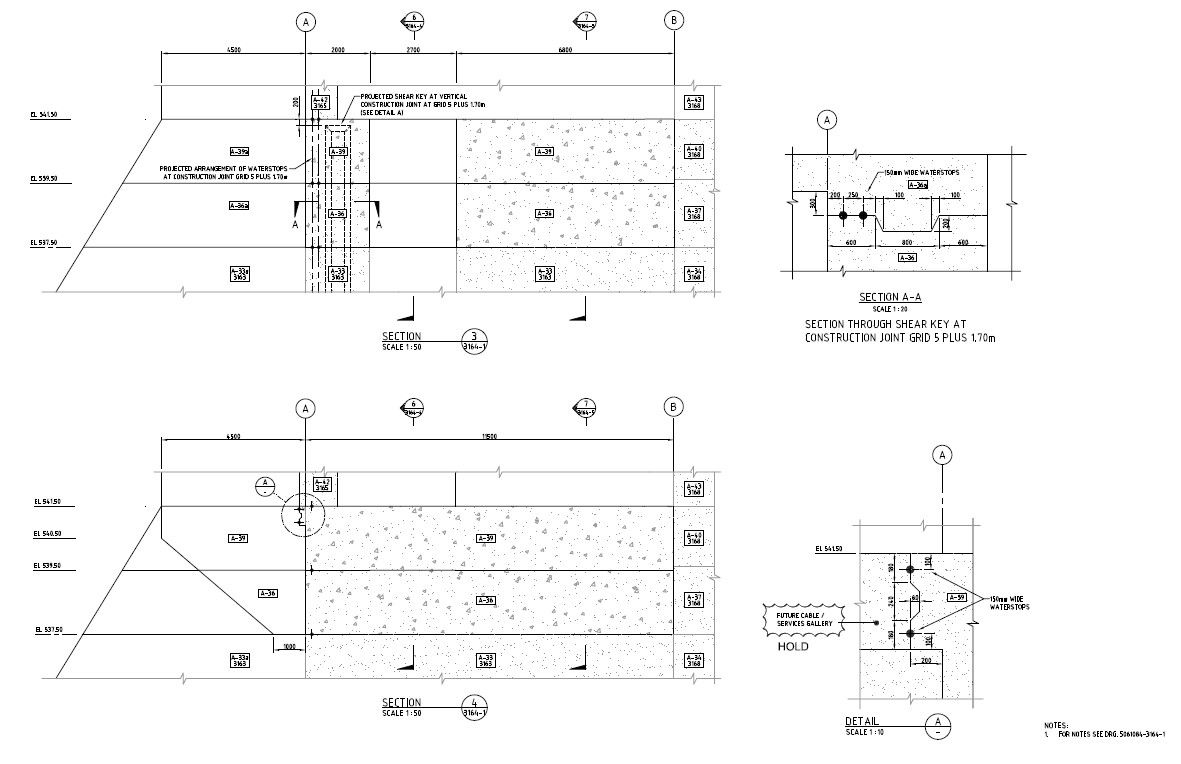 Shear Key Section and Power House Design PDF File