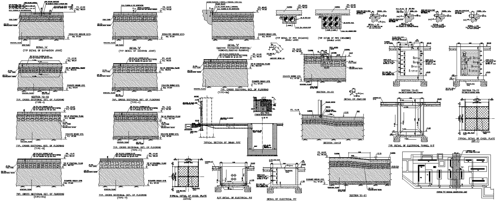 Shed Flooring Sectional Detail - Download AutoCAD DWG 