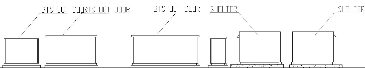 Shelter design of tower in detail AutoCAD drawing, dwg file, CAD file