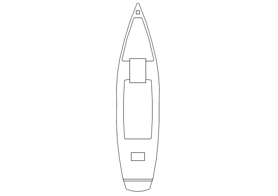 Ship design in AutoCAD 2D drawing, dwg file, CAD file