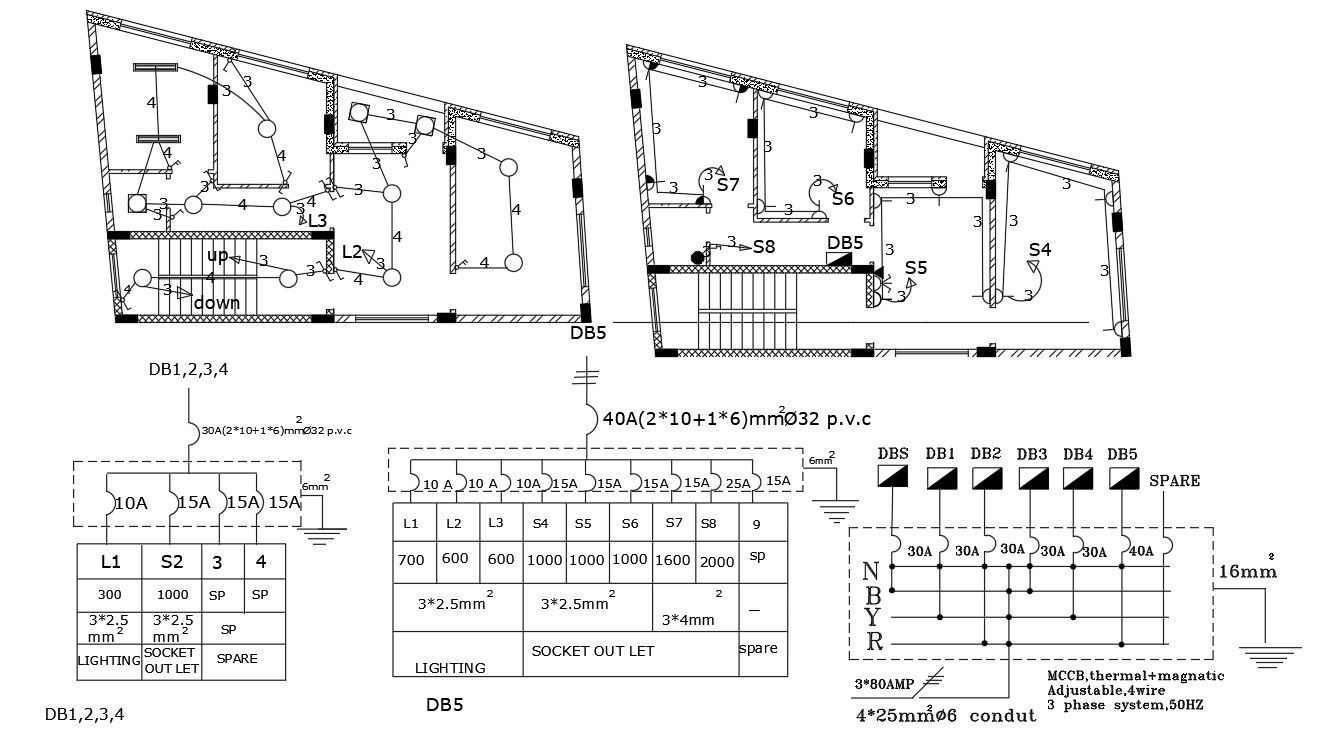 Shop With House Electrical Plan And Power Supply Diagram